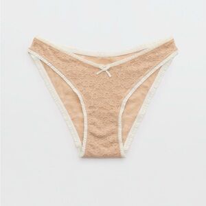 NWT Aerie Show Off Vintage Lace Ruffle Bikini Panty